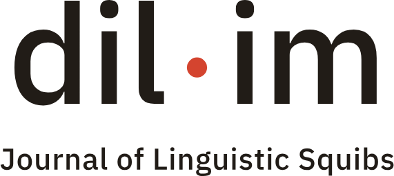 dilim · Journal of Linguistic Squibs